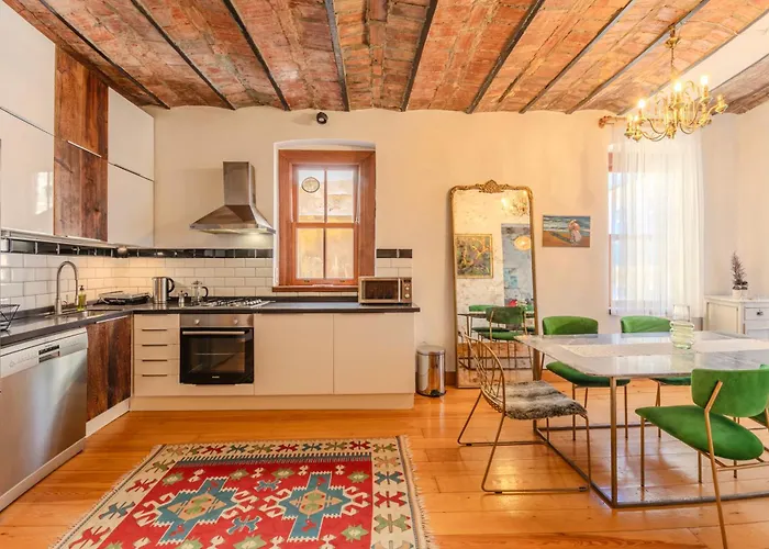 Historic Spacious Galata Lägenhet *